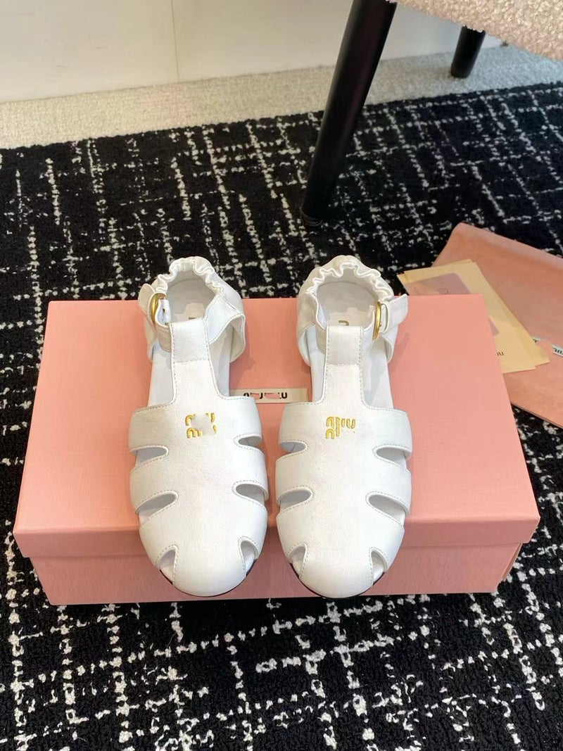 Miu'S 25 Catwalk Roman Sandals - Image 1